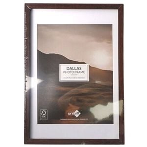 Unigift Dallas Matboard Wooden Picture Photo Frame 18x23cm Assorted