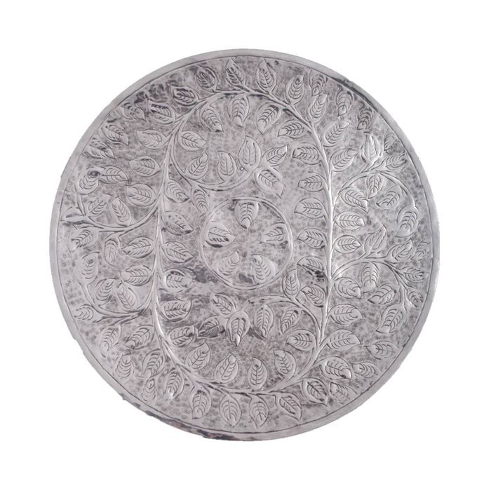 Ssh Collection Nirav 66cm Wide Leafy Vine Wall Art - Polished Aluminium
