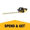 DeWALT 54V XR FLEXVOLT 650mm Hedge Trimmer Bare Unit