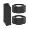 iDeer Life 2pack 2in1 Replacement Drum HEPA Filter Small + 4 Extra Carbon Pre-Filters