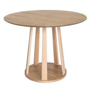 Sk Designer Living | Replica Passoni Doga Round Wood Dining Table | 100cm - Natural