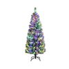 Costway 1.8M Snow Flocked Christmas Tree 200 Color LEDs Xmas Tree Remote Control