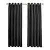 Mollers 180 x 223cm Black Thornton Room Darkening Eyelet Curtain