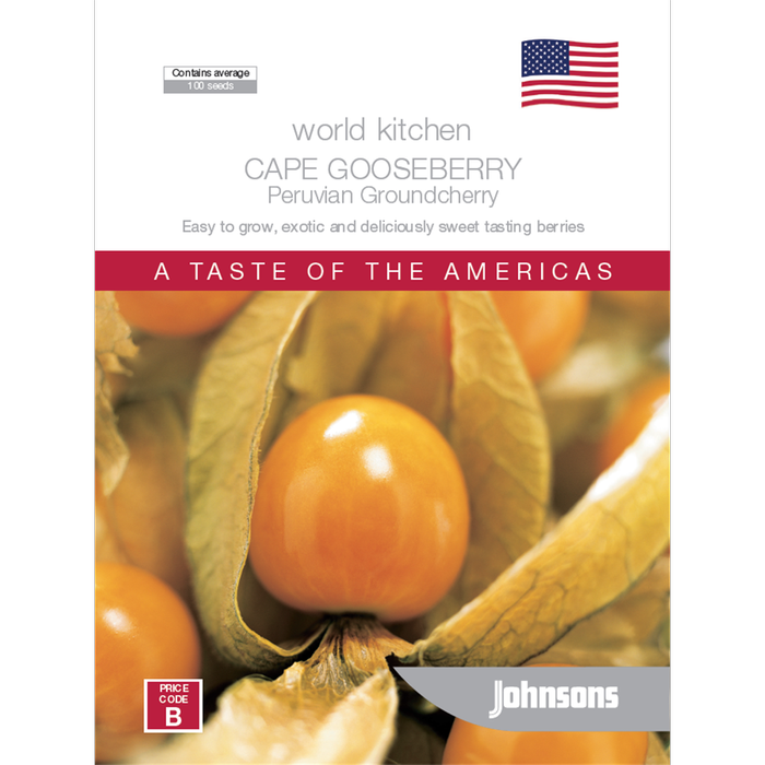 Johnsons World Kitchen Cape Gooseberry Peruvian Groundcherry Seeds