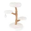 Costway Modern Solid Wood Branch Cat Tree Jute Scratching Padded Perch