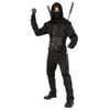 Dark Ninja Costume Japanese Warrior Dress Up Halloween Outfit Adult Size XL