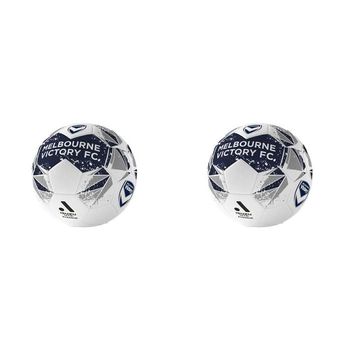2PK A-League Melbourne Victory A-League Soccer Ball Size 5 - Black