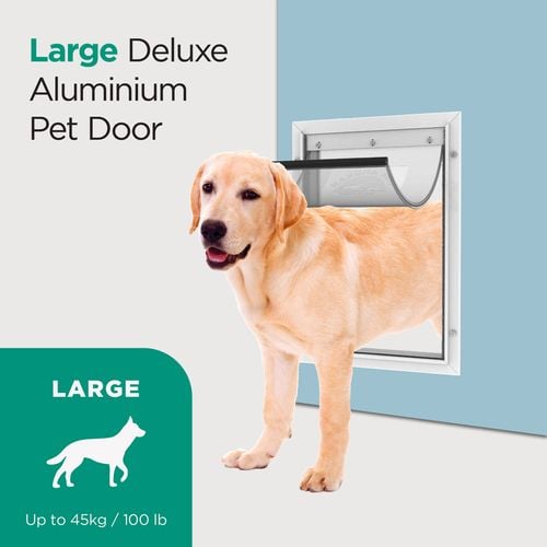 Aluminium pet door best sale