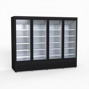 Thermaster 2248l 4 Door Supermarket Fridge Black Lg-2200bgbm