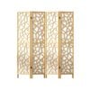 Artiss 4 Panel Room Divider Screen 162x170cm Clover Natural