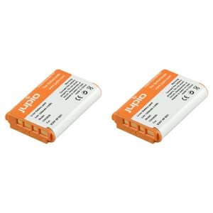 2PK Jupio Li-Ion 3.6V 1250mAh Rechargeable Battery For Sony NP-BX1 Camera