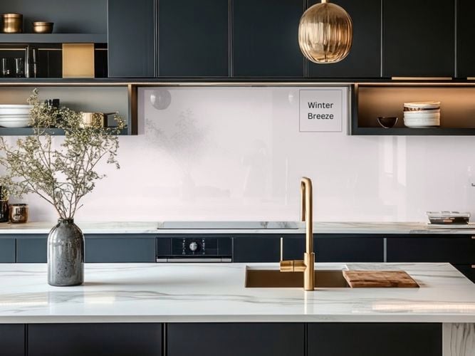 Bellessi - Kitchen Image Gallery - Winter Breeze Splashback