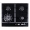 Mistral 60cm Black 4 Burner Ceramic Glass Gas Cooktop