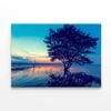Silhouette of Trees in the Lake  Print 100% Australian Made 120 x 90cm  (Stretched)