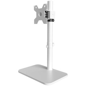 Screenmounts Steelbase Monitor Mount Desk Stand Rotating 14 To 43 Inch - White