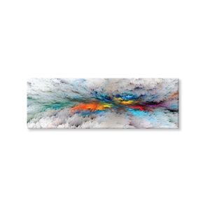 Colourful Abstract Design Print 100% Australian Made 180x60 (Stretched Canvas)