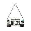Nostalgic-Art Hanging Sign Toilet
