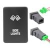 Switch Boss Green LED Push Switch fits Toyota Hilux (2015+) Prado 200 Series (2015+) - Side Lights