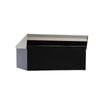 Sandleford Black And Silver Condo Post Mounting Letterbox