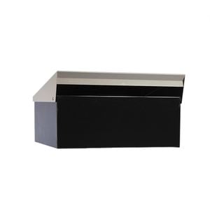 Sandleford Black And Silver Condo Post Mounting Letterbox