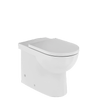 Johnson SuisseWhite P/S Trap Wall Faced Rimless Toilet Pan