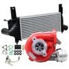 GEN1 High Flow Turbo Charger With 62mm Intercooler And Genuine Oil Feed Pipe For Nissan Pathfinder R51 YD25 2.5L 3-Bolt