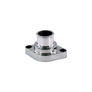 SBC BBC Polished Aluminium Straight Up Water Neck Thermostat Housing 327 350 454 396