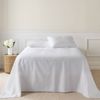 Ashton Queen Bed Sheet Set White MyHouse