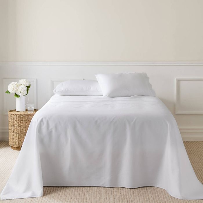 Ashton Queen Bed Sheet Set White MyHouse