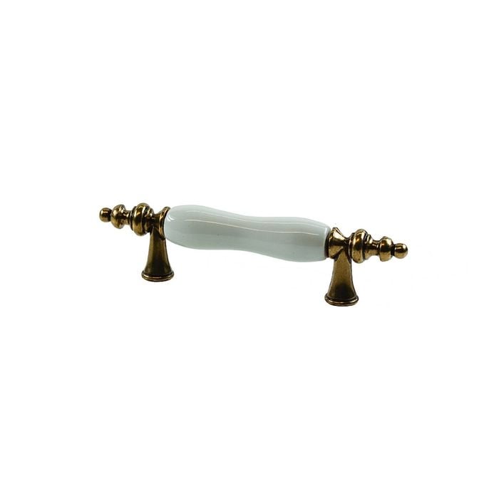 Sylvan Ceramic Cabinet Handle  76mm White