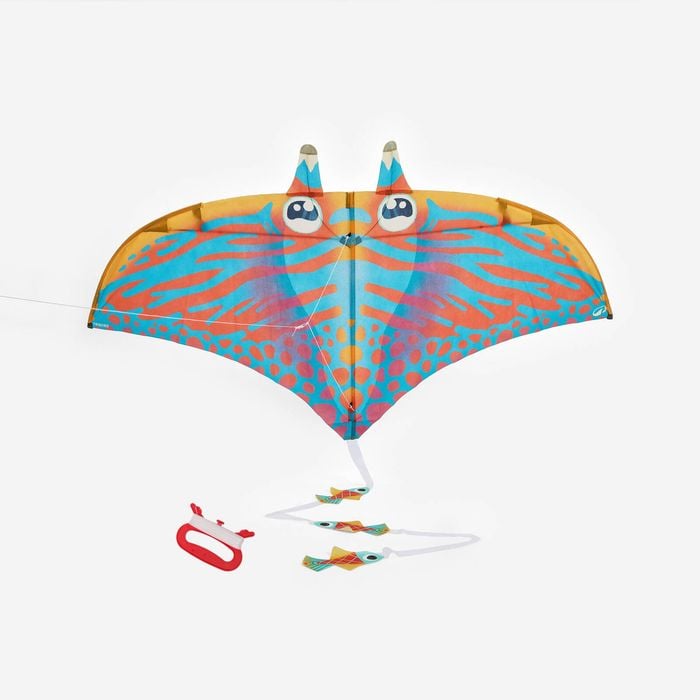Decathlon | Kids’ Static Kite, Mfk150 Orange Stingray - One Size