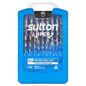 Sutton Tools 19 Piece Viper Metric Drill Set