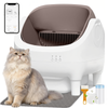 Advwin Self Cleaning Smart Cat Litter Box with Litter Mat