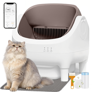 Advwin Self Cleaning Smart Cat Litter Box with Litter Mat