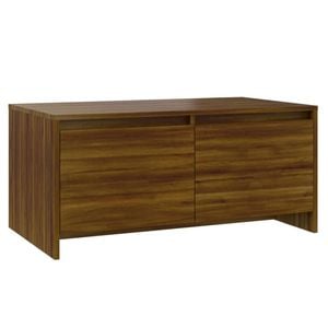vidaXL Coffee Table Brown Oak Engineered Wood Accent Centre Couch Sofa Table