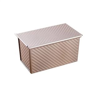 Non-stick Toast Box Loaf Bread Tin Pan Mold With Lid Kitchen Baking Tool