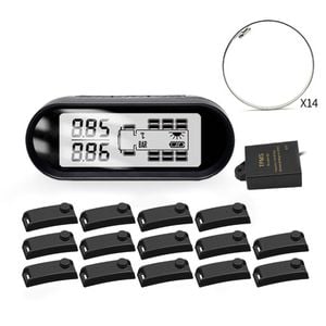 Promata Mata T2 Solar Tyre Pressure Monitor For Trucks - 14 Internal Sensors - With Booster
