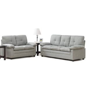 Foret 3+2 Seater Sofa Sectional Lounge Couch Furniture Modern Fabric Beige