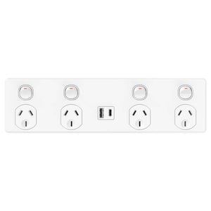 DETA X6 Quad Power Point with USB A+C PD20W Fast Charging