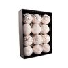 Catzon 12 Pcs Elegant Christmas Ball Ornaments 8CM Shatterproof Pendants for Holiday Decor-Rose Gold