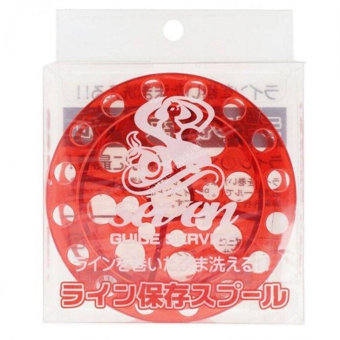 Seven Guide Service Maintenance Fishing Line Spool Red