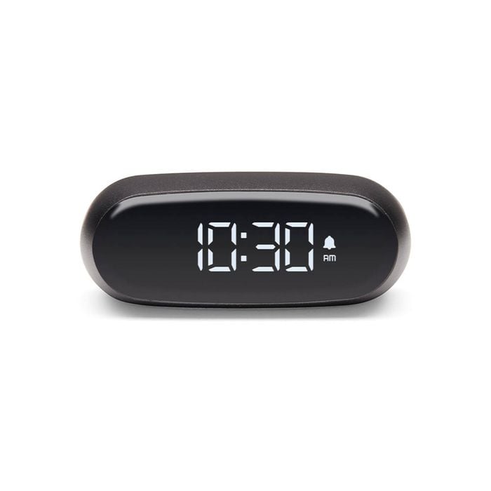 Lexon Minut Mini Alarm Clock - Gunmetal