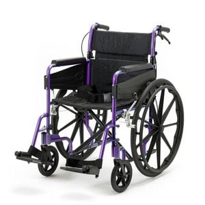 Escape Wheelchair, Self Propelled, Standard, Standard, Purple