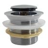 Kinetic 40mm Chrome Non-Overflow Pop-Up Bath Waste
