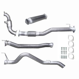 Ignite Exhausts Turbo Back For Holden Rg Colorado 2.8l 3" Cat & Hotdog Raw Aluminised Steel