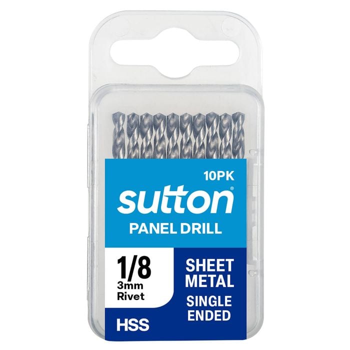 Sutton Tools 1/8" Single Ended Panel Drill Bit - 10 Pack