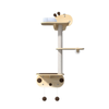 Giraffe-Themed Window/Tile-Mounted Cat Tree
