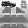 6D Diamond Car Floor Mats for Toyota Prado 2009-2013-Ultimate Set-Grey-Outback GT