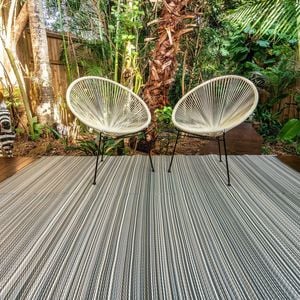 Outdoor Rug - Mexicali Grey Multi Colour - 180 x 270 cm