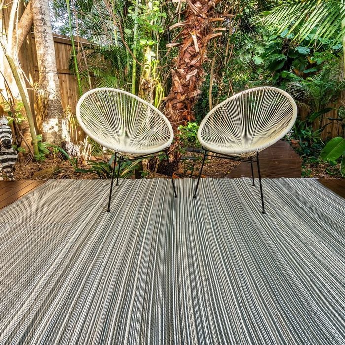 Outdoor Rug - Mexicali Grey Multi Colour - 180 x 270 cm